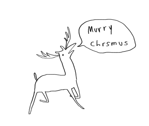 funny little reindeer