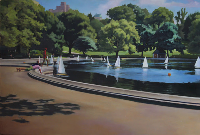 The Wind Can See oil on canvas 24x36 inches a